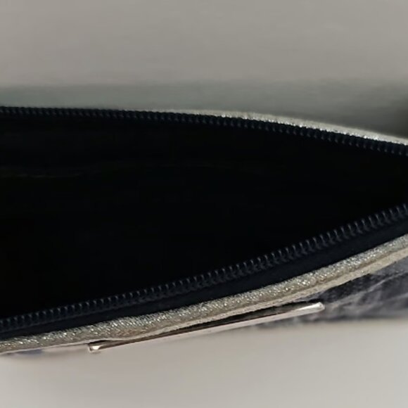 COACH Poppy Patchwork Denim Wristlet set HTF!!🧁 - Picture 4 of 4